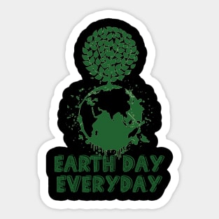 Earth day every day Sticker